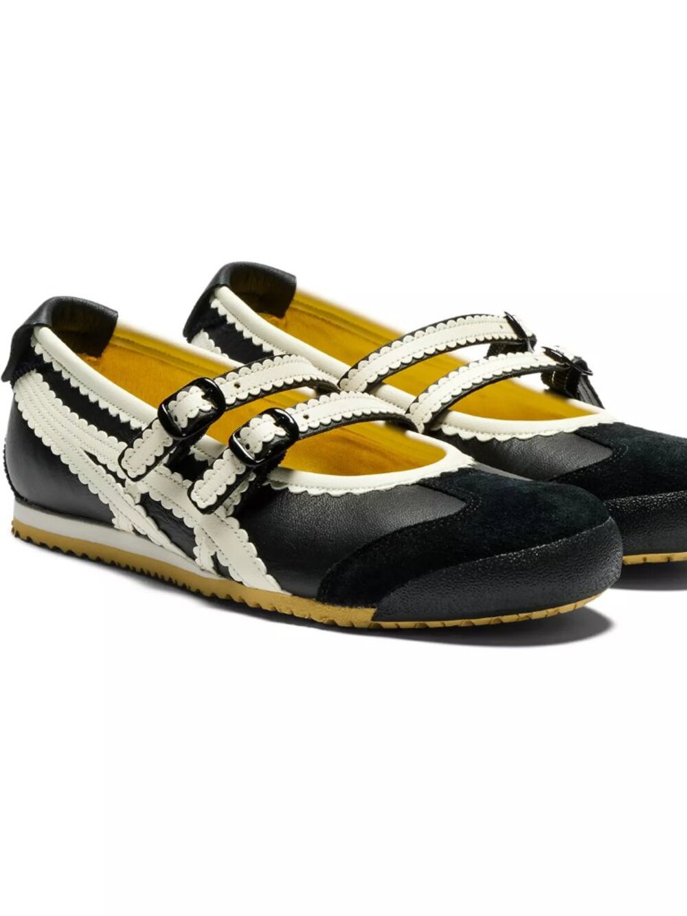 Gently Used Onituska Tiger Mexico 66 Tigers - Black Cream US8/UK6/EU39.5
